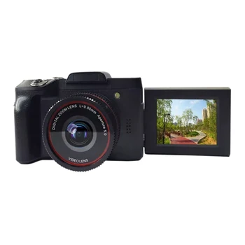 

16MP 16X Zoom 1080P HD Rotation Sn Mini Mirroless Digital Camera Camcorder DV with Built-In Microphone