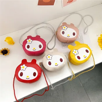 

re mai kuan Silica Gel Mini Children Girls Baby Bunny Cute Purse Shoulder Silica Gel Little Bag WOMEN'S Bag