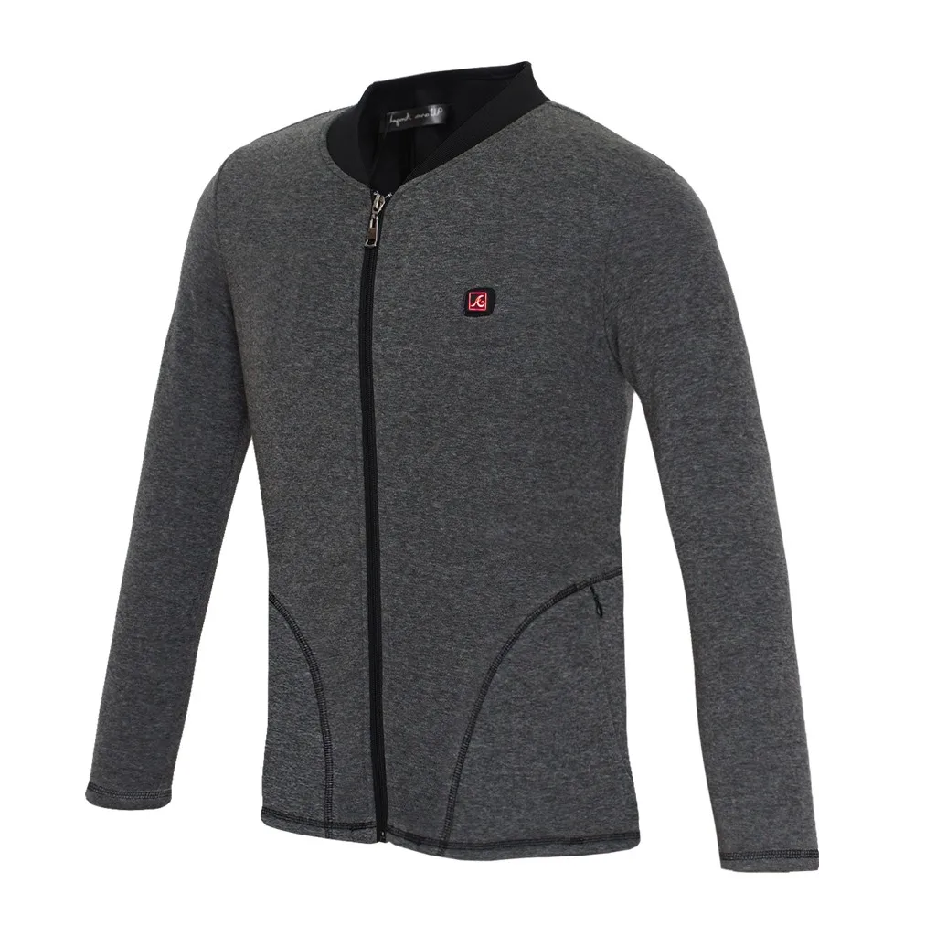 Chaqueta hombre, куртка-бомбер, мужская куртка с длинным рукавом, смарт, USB, с подогревом, термобелье, на молнии, пальто, erkek, Монт Весте, homme