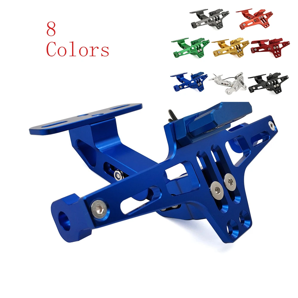 

Universal CNC Motorcycle Rear License Plate Mount Holder and Adjustable Angle License For KTM Duke 200 390 125 690 RC200 RC390