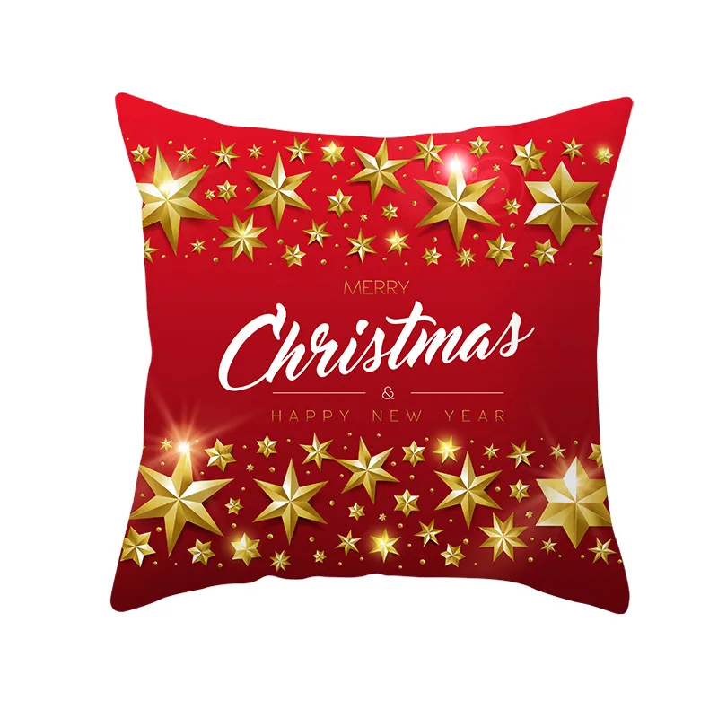 Fuwatacchi, красные наволочки с принтом, рождественский подарок, Декоративные Чехлы на подушки для дома, дивана, наволочки 45*45 см