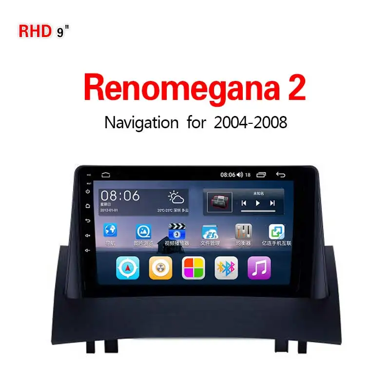 Lionet gps-навигатор для автомобиля Renault Megan was 2 2004-2008 9 дюймов RR1004X - Размер экрана, дюймов: 4G8core4G32G