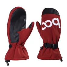 Мужские и женские лыжные перчатки водонепроницаемые ветрозащитные зимние перчатки для катания на сноуборде и лыжах Нескользящие износостойкие уличные термальные снежные рукавицы