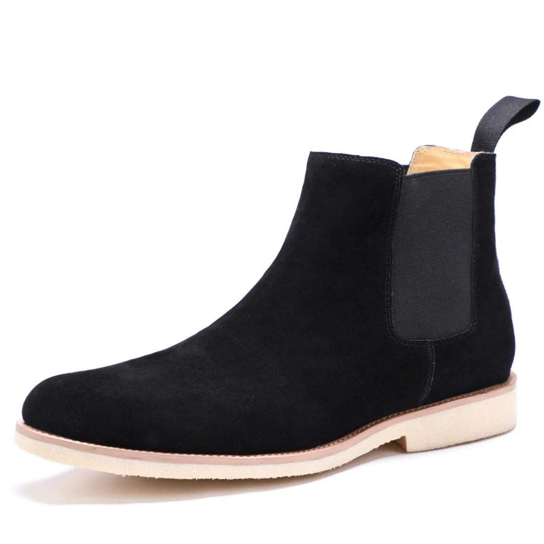 2019 NEW Men Chelsea Boots Fashion Suede Ankle Boots Fashion Men's Brand Genuine Leather Slip Ons Man Work Boots Shoes 2019 NEW Men Chelsea Boots Fashion Suede Ankle Boots Fashion Men's Brand Genuine Leather Slip Ons Man Work Boots Shoes