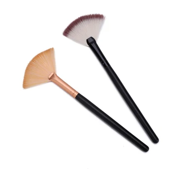 

Professional Face Makeup Brush Fan Shape Foundation Highlighter Blush Powder Makeup Brush Face Cosmetic Tools Makeup Maquiagem