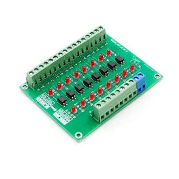 

24V To 5V 8-Channel 8bit Photoelectric Isolation Module Level Voltage Converter PNP Output PLC Signal Converter Adapter Module