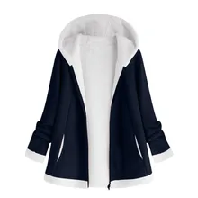 JAYCOSIN Для женщин флисовая куртка пальто с капюшоном верхняя одежда Теплый Женский Slim Fit толстовки куртки осень-зима 1021