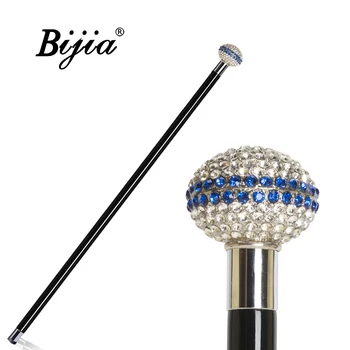 

Blue Diamond Walking Stick,Vintage Crutch High Quality,Fashion Luxury Senior Cane,Suitable for Men Woman Gentleman Adornment