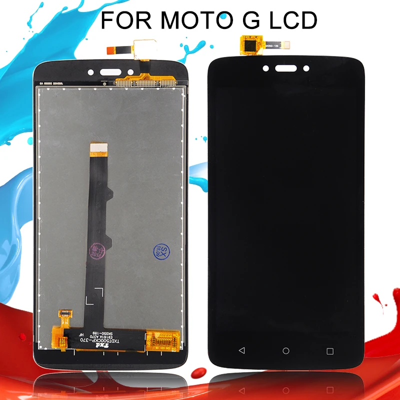 Catteny XT1032 XT1033 дисплей для Moto G LCD с кодирующий преобразователь сенсорного экрана в