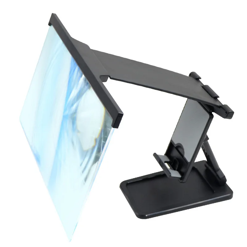 

3X 4X Mobile Phone Screen Magnifying Glass Folding Split Blu-ray HD 3D Portable Lazy Bracket Magnifying Glass
