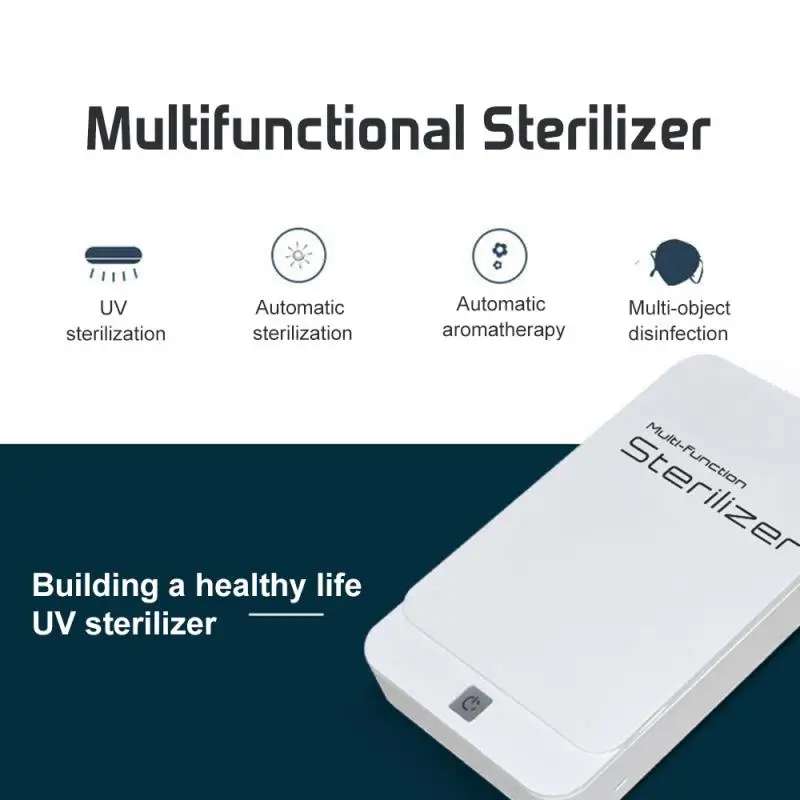 

Multifunctional UV Sterilizing Box For Mobile Phone Sterilizer Underwear N95 Face Mouth Mask Jewelry Watch Switch Life> 10000