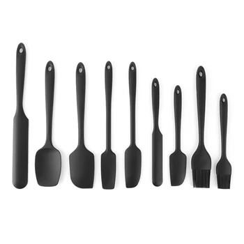 

9Pcs/Set Cooking Tools Set Non-Stick Cooking Spoon Spatula Ladle Silicone Heat-Resistant Cream Scraper Kitchen Tools