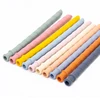 100%Food Safe Approve Silicone Soft Colorful Drinking Straws Long Flexible Milk Drinkwa Baby Cup Straw Newborn Boy Girl Supplies 6