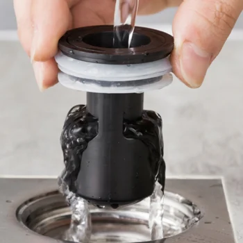 

Kitchen Toilet Drain Core Plug Play Floor Drain Deodorant Stopper Bathtub Bathroom Sewer Deodorant Insect Proof Basin Stoppers