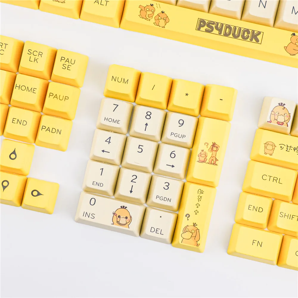 Conjunto Pbt Tintura Subbed Keycaps para mx Interruptor Mecânico Teclado Oem Perfil Tampas Chaves para Cereja 3000 Filco 1 - Imagem 4