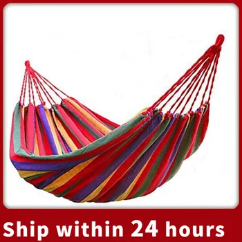 

Hammock Travelling Outdoor Picnic Wooden Swing Chair Camping Hanging Bed Garden Furniture with Backpack