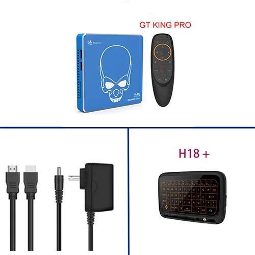 Beelink GT-King Pro Dual OS Android 9,0 ТВ-приставка Amlogic S922X-H два hi-fi звука без потерь с Dolby Audio Dual Wifi - Цвет: 4G 64G H18 plus