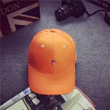 Новинка, стильная модная хлопковая бейсболка с вышитыми буквами, бейсболка s, хип-хоп кепки оранжевого цвета, Прямая поставка, gorra vicera plana