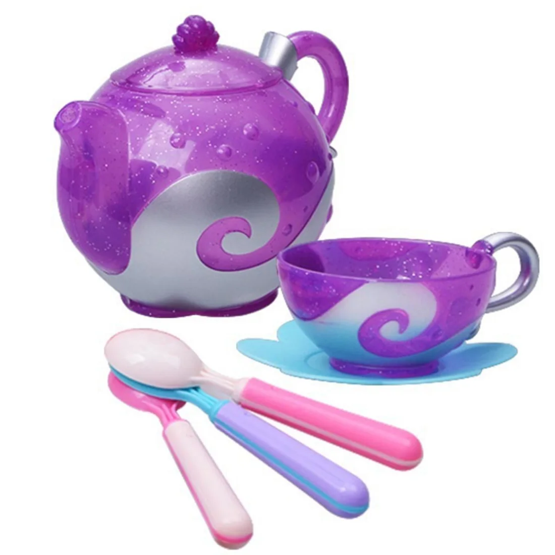 21Pcs Children Pretend Play Toy Cloud Pot Party Dining Set