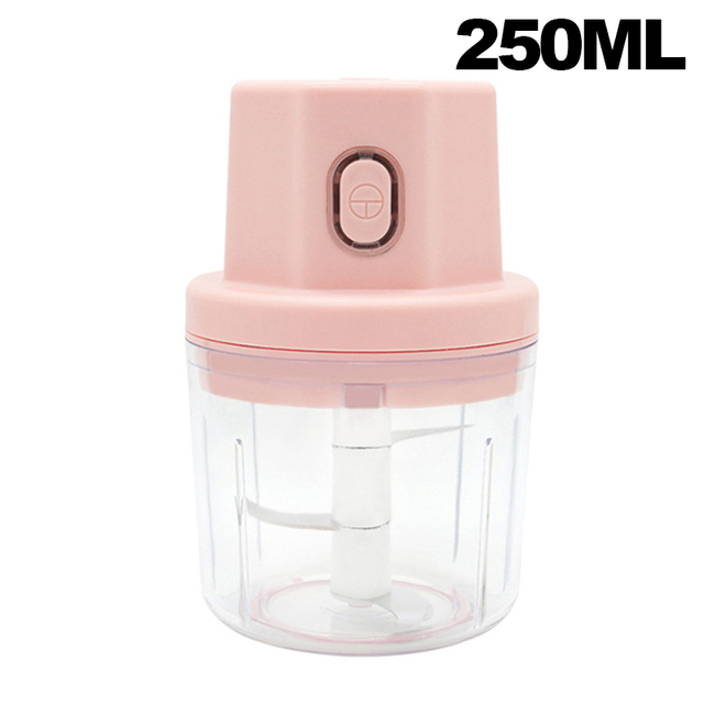Food Crusher Mini Garlic Press Food Vegetable Chopper Squeezer Kitchen Meat Grinder Garlic Masher Machine 110/250ML