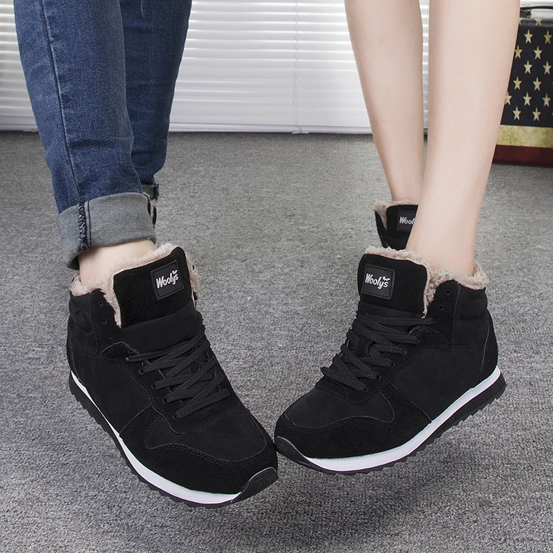 

Winter Shoes Men Boots Plush Warm Snow Boots Comfort Men Shoes Winter Boots Mens Winter Footwear Male Shoes Adult Boots Men 39 S