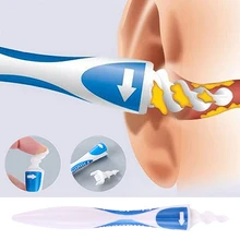 Ear Cleaner Silicon Ear Spoon Tool Set 16 Pcs Care Soft Spiral For Ears Cares Health Tools Cleaner Ear Wax Removal Tool Cleaning