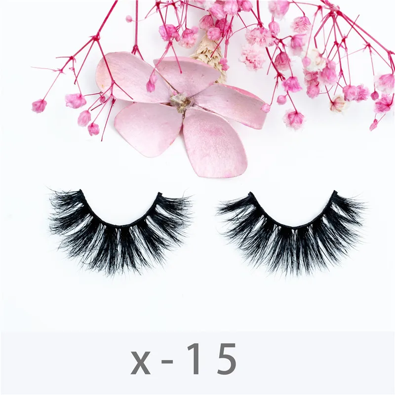 

3D 22mm Mink Lashes Makeup Handmade Lash High Volume Reusable Eyelash Fake Eyelashes False Eyelashes Natural Beauty