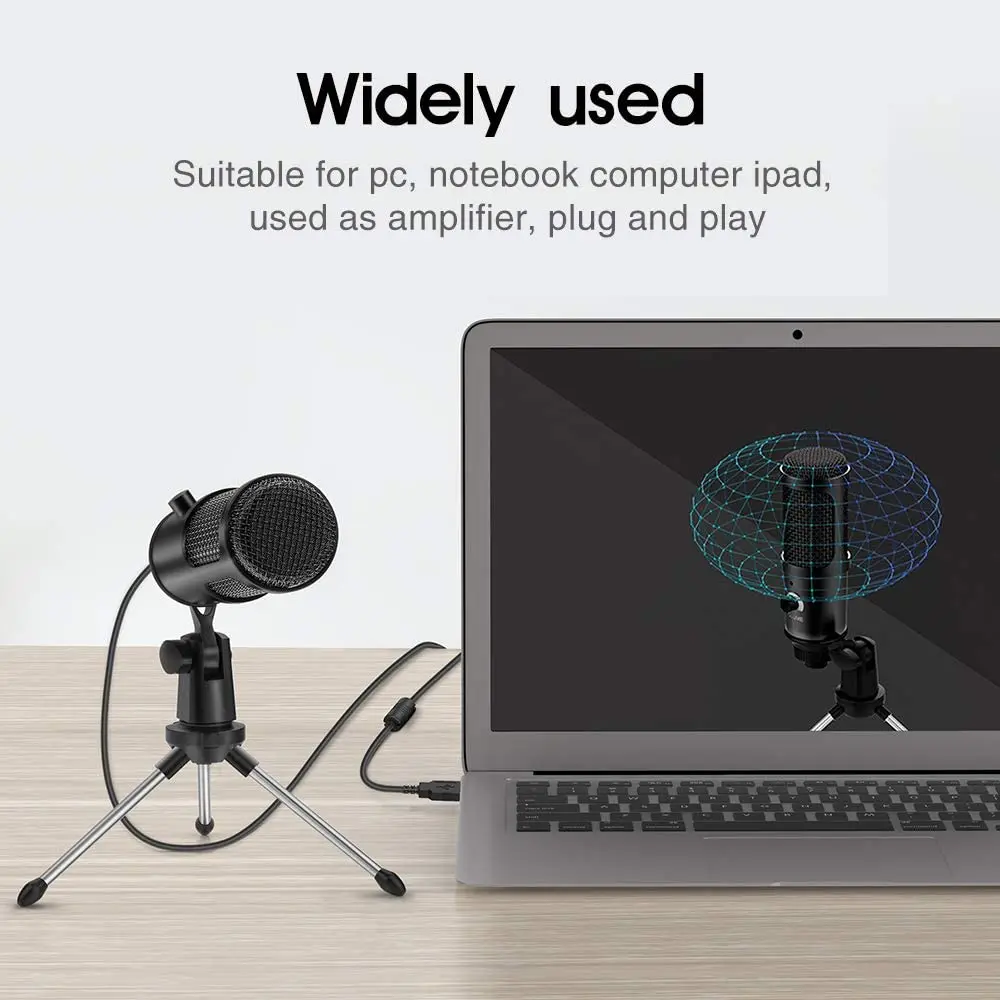 High sampling rate computer USB microphone For