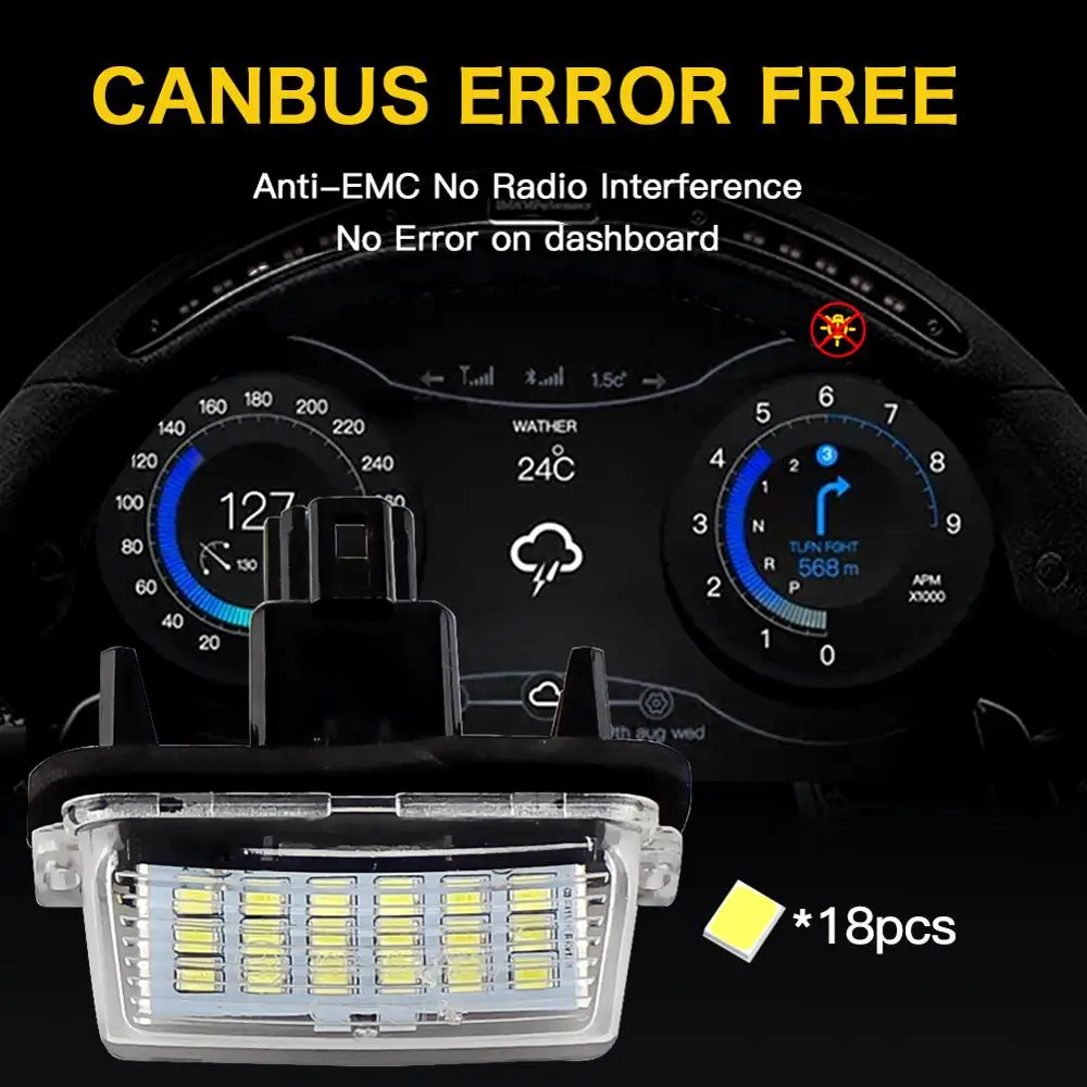 Светодиодные лампы для номерного знака автомобиля основа Toyota YARIS KSP130 NLP130 NSP130 11 07 ~