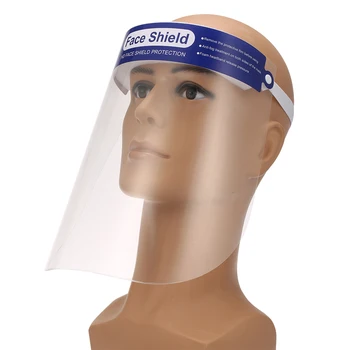 

1pc Full Face Masks Anti-droplets Anti-fog Dust-proof Face Shield Protective Cover Transparent Face Eyes Protector Safety Mask