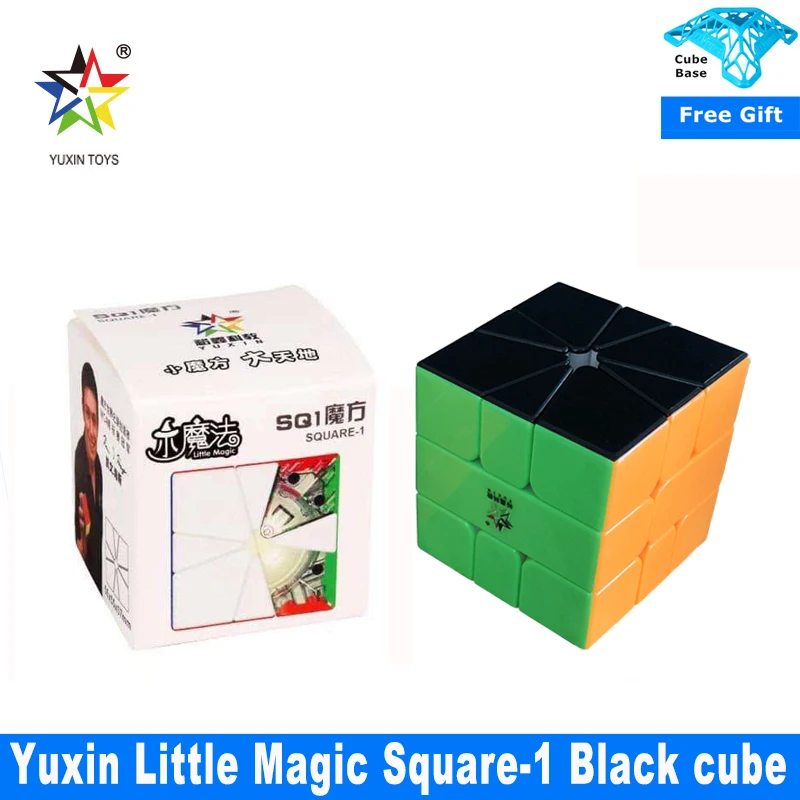 Yuxin Little Magic SQ-1 Магнитный скоростной куб черная версия обучающие игрушки для детей