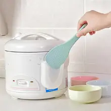 1 шт. пластиковая ложка-держатель для рисоварки, приспособления для приготовления пищи, органайзер, половник, подставка для кухонной посуды, запчасти