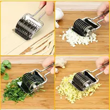 Полезные бытовые ручные лапши Резак Кухня из нержавеющей стали ролик тесто резак инструменты для приготовления пищи