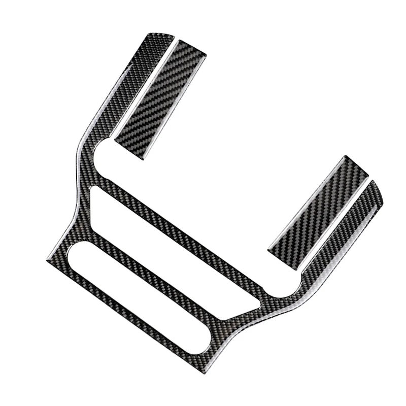 

1pc Carbon Fiber Car Console Panel Decorative Stickers For Ford Mustang 2015-2017 288*261mm Black Console Panel Stickers