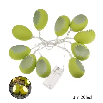 

2020 New Easter Eggs 10/20 LED String Light Copper Wire Battery Powered for Tree Upstairs Banister Party Festival Decor Room