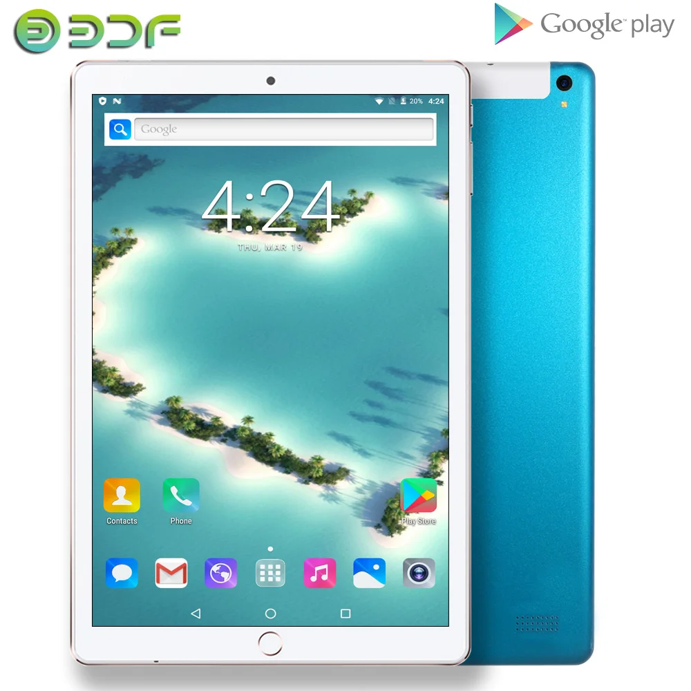 10 дюймовый планшет с закаленным стеклом 2.5D Android 7 0 Wi Fi GPS Bluetooth 3G телефонные звонки