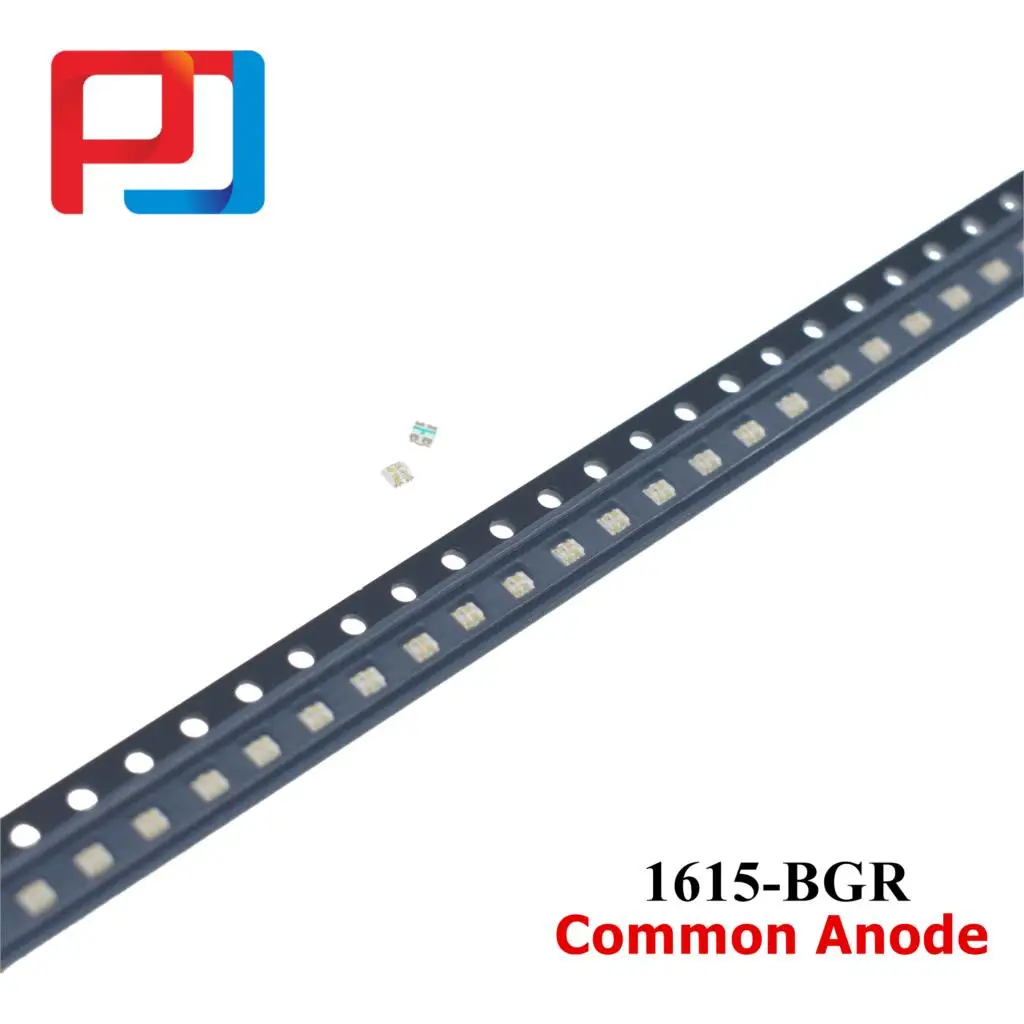 4000PCS/Lot BGR SMD 0603 0805 RGB Common Anode Led 0606 LED Diode 4-Bin 1.6*1.6*0.55mm colorful Red/Green/Blue 1615 1616 | Лампы и
