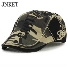 JNKET, стиль, камуфляжная кепка для мужчин и женщин, остроконечная Кепка, аппликация, вышивка, уличная кепка, берет, повседневная Кепка, солнцезащитные шляпы