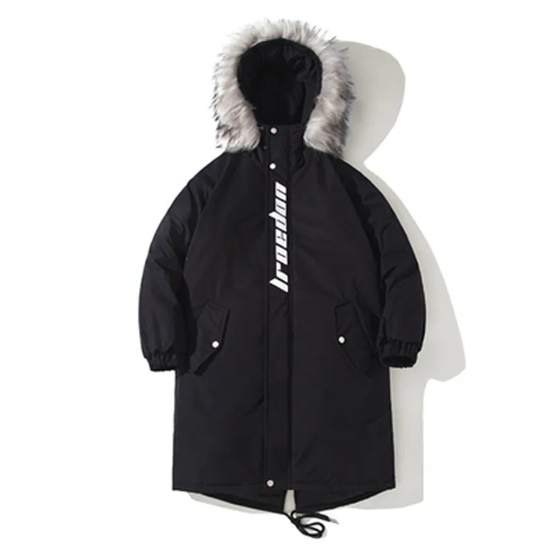 

Long Parkas Men Winter Coat Fur Thick Warm Oversize 5XL Hooded Face Outdoor Windproof Men Clothes Erkek Mont Abrigo Hombre