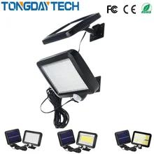 Солнечный светильник 56 светодиодный водонепроницаемый IP65 PIR датчик движения настенный светильник Открытый парки сад Безопасность Аварийный уличный Солнечный садовый светильник