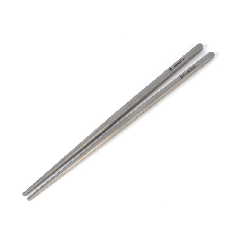 

Outdoor Camping Tableware Titanium Chopsticks 7mm Square Handle hollow reusable portable non-slip outdoor tablewareun