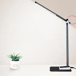 Складной дизайн затемнения светодиодный настольная лампа сенсорный выключатель 3 уровня яркость лампа с регулировкой