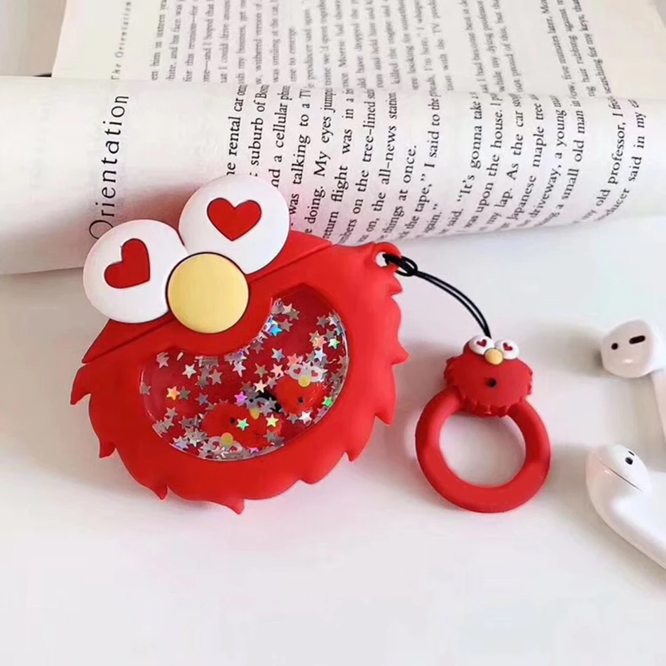 720P 3D Жидкий чехол для наушников для Apple Airpods, чехол с блестящим зыбучим песком, чехол для Air pods 2, чехол для наушников, чехол для наушников, блестящий ремешок - Цвет: 720P