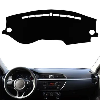 

Car Dashboard Cover Pad Mat Dashmat For Russia RU Kia Rio 4 K2 2017 2018 2019 Instrument Sunshade Carpet Car Styling Accessories