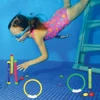 Diving Torpedo Rocket Throwing Toys Pool Diving Game Summer Torpedo Robber Child Underwater Diving Stick Water Toy 18-22pcs 4