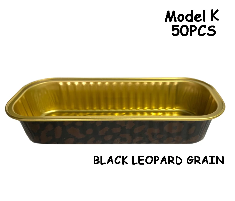Коробка для торта с пластиковой крышкой, поднос для выпечки, одноразовая коробка, коробка для выпечки Tinfoil, прямоугольная герметичная коробка для пищевых продуктов, коробка для Мусса для пищевых продуктов - Цвет: Model K