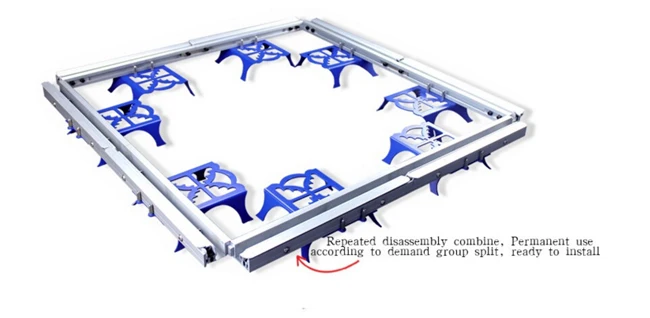 Tensioning Screen Frame Portable Quality Aluminum Screen Frame Stretcher Stretch