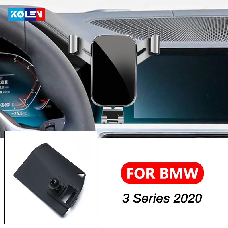 

For BMW 3 Series G20 G28 325i 2020 Car Mobile Phone Holder Gravity Stand GPS Air Vent Mount Navigation Bracket Auto Accessories