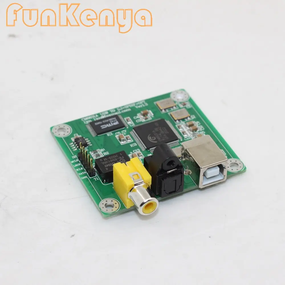 2021 Finished DAC Board CM6631A 24bit 192khz USB To Coaxial And Optical Fiber SPDIF I2S | Электроника