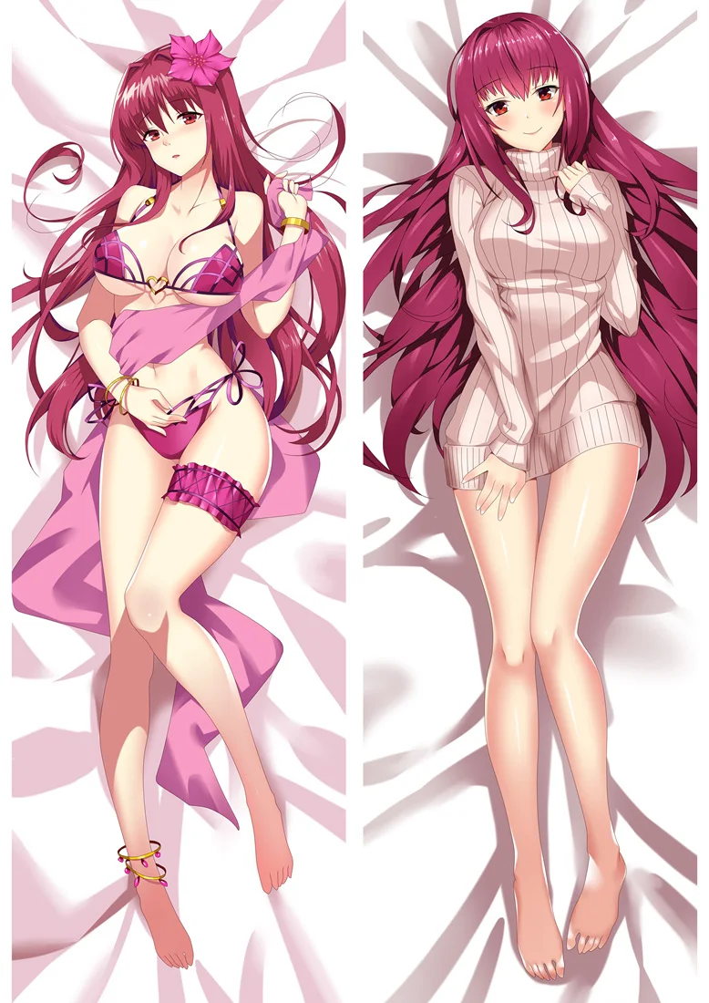 Чехол для подушки с аниме FGO Fate/Grand Order Dakimakura чехол Scathach & Minamoto no Yorimitsu Boster